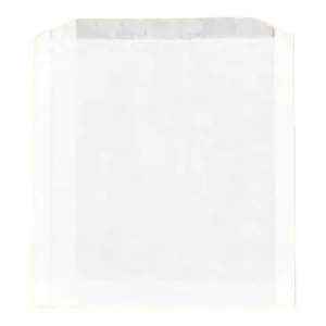 GREASE RESISTANT  BAG 6" X 3/4" X 6-1/2" WHITE 1000CT