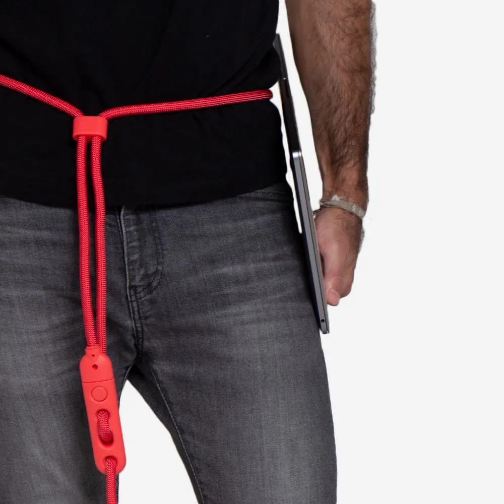 Hands-Free Leash - Neon Coral