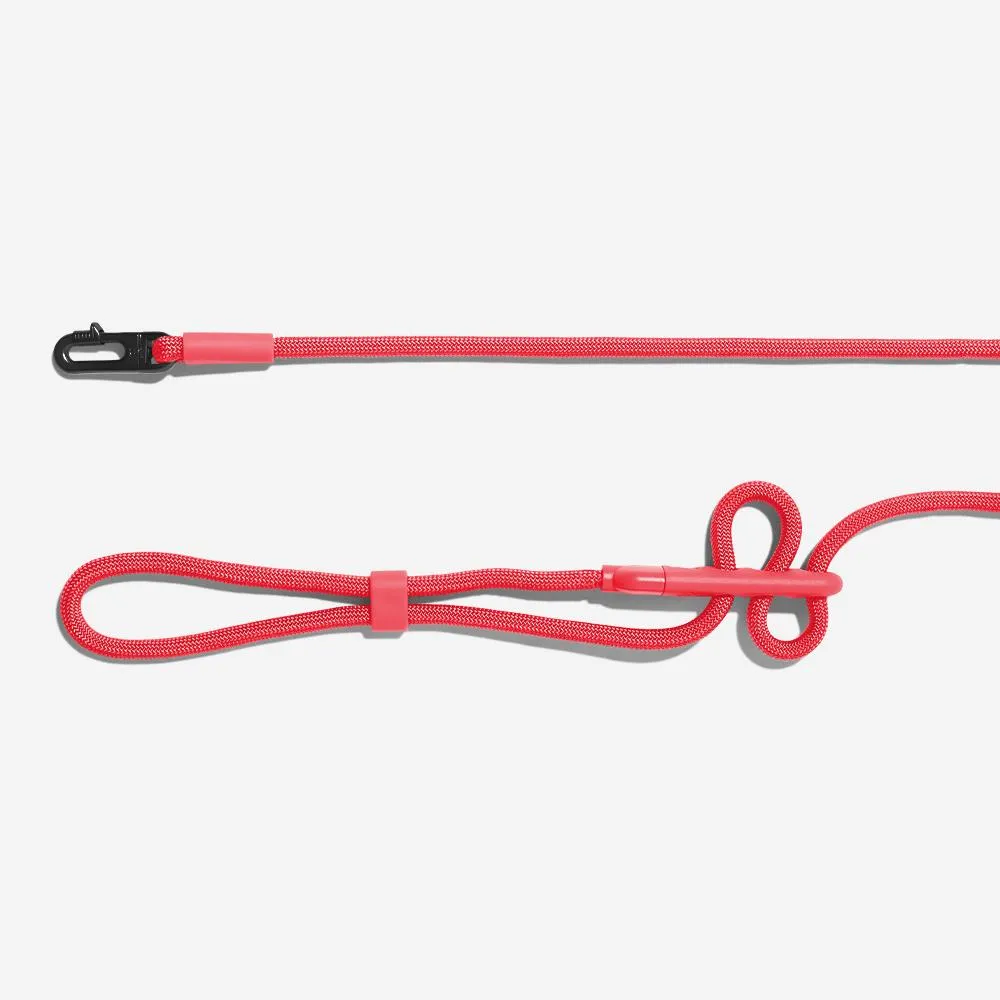 Hands-Free Leash - Neon Coral