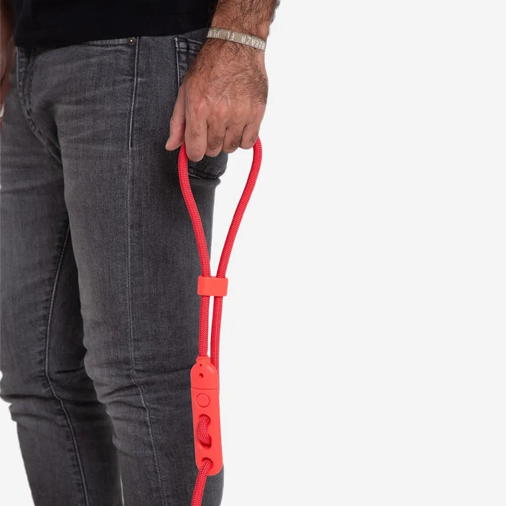 Hands-Free Leash - Neon Coral