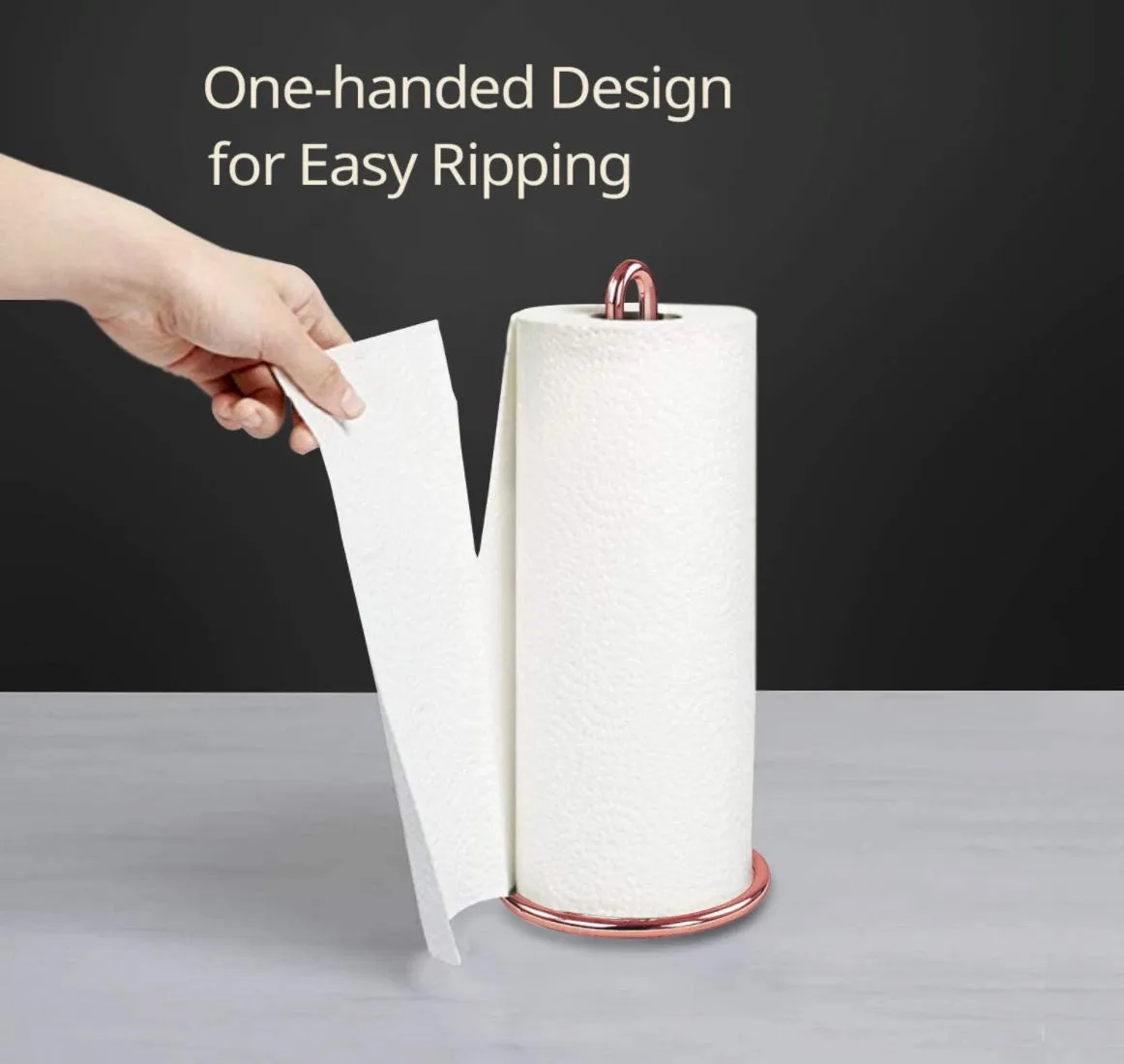 Homlly Keii Gold Kitchen Paper Roller Holder