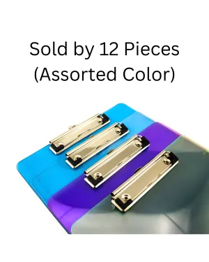 Joy Acrylic Clipboard 507 FC | 12pcs (Asstd. Color)