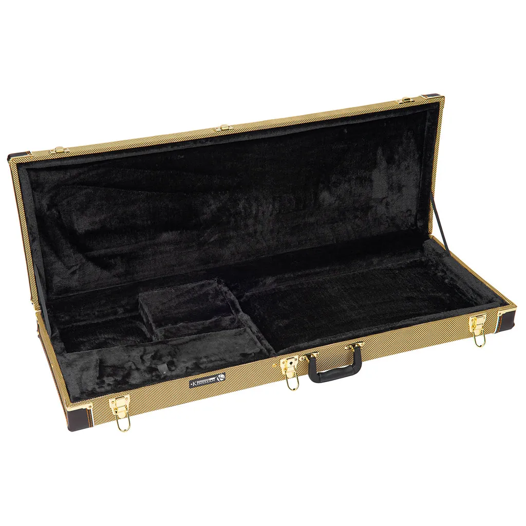 Kinsman Electric Guitar Regular Tweed Hardshell Case
