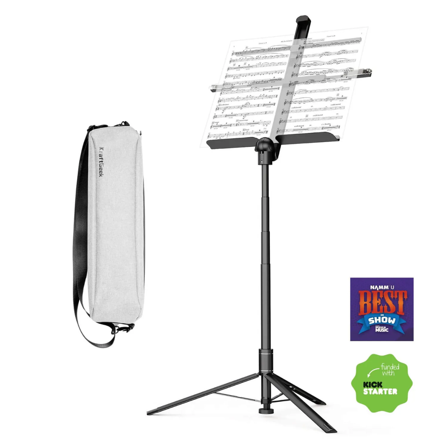 KraftGeek Capsule Foldable Music Stand