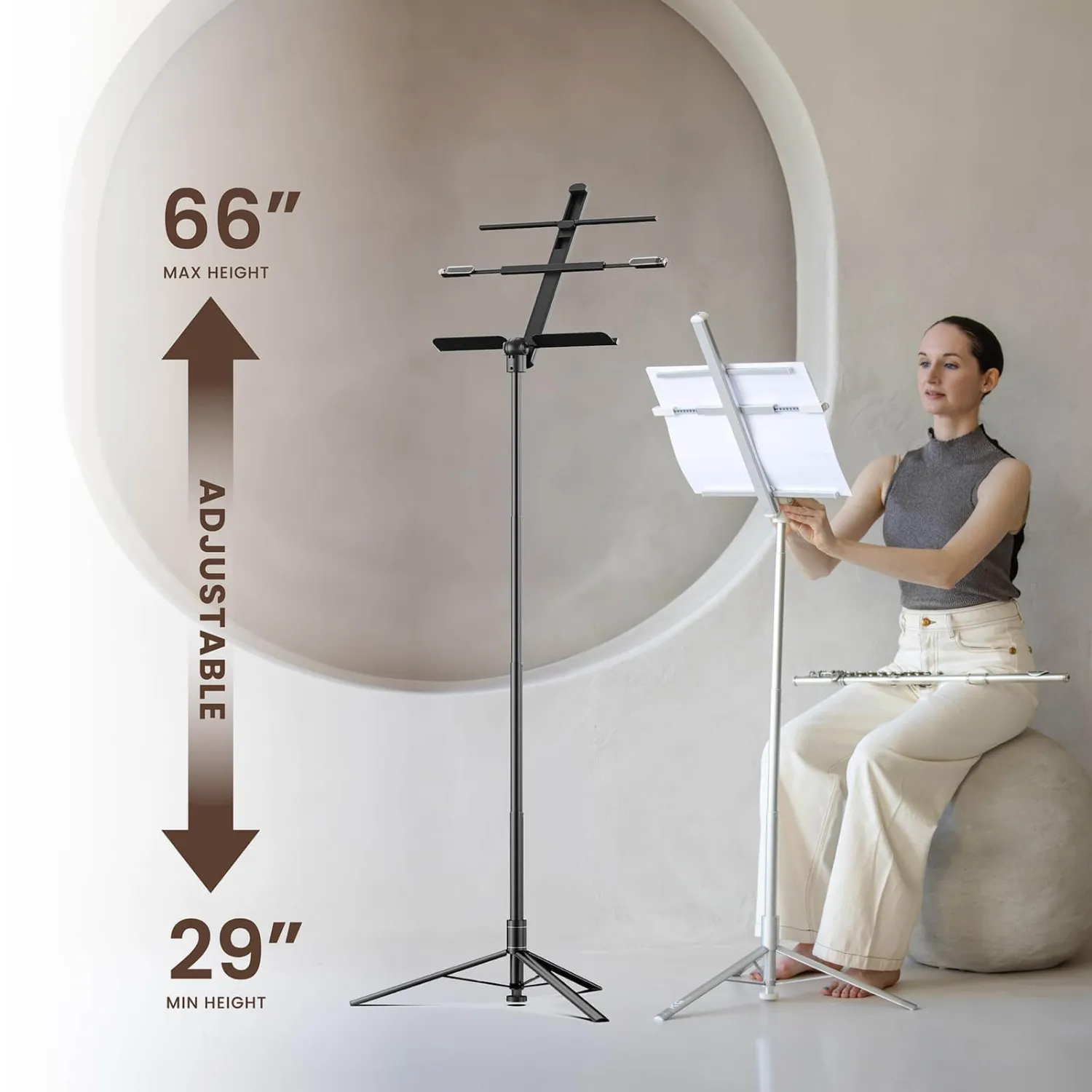 KraftGeek Capsule Foldable Music Stand
