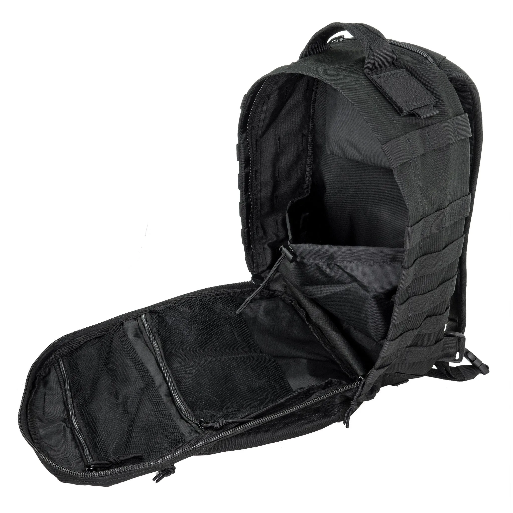 LINE2design Emergency Medical Stop Bleeding First Aid Kit, Tactical MOLLE Backpack Fully Stocked Rescue Kit