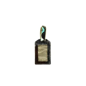 Luggage Tag - Exotic Brindle w/ Bora Bora Navajo