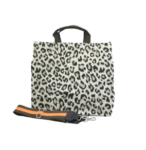 Luxe North South Bag in Leopard
