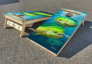 MAHI MAHI Cornhole Boards by Mark Erickson