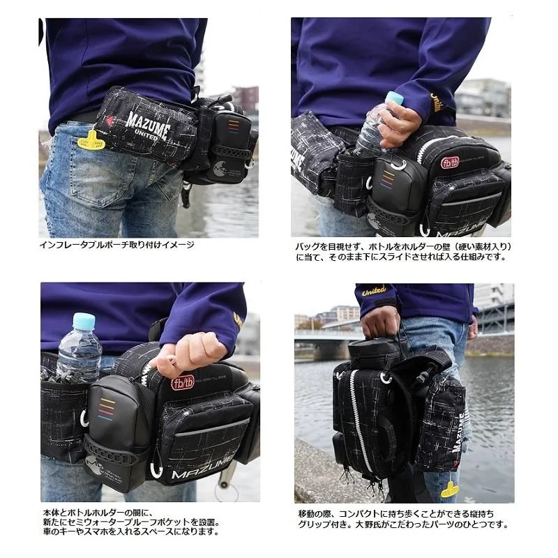 MAZUME Red Moon Waist Bag V MZBK-768