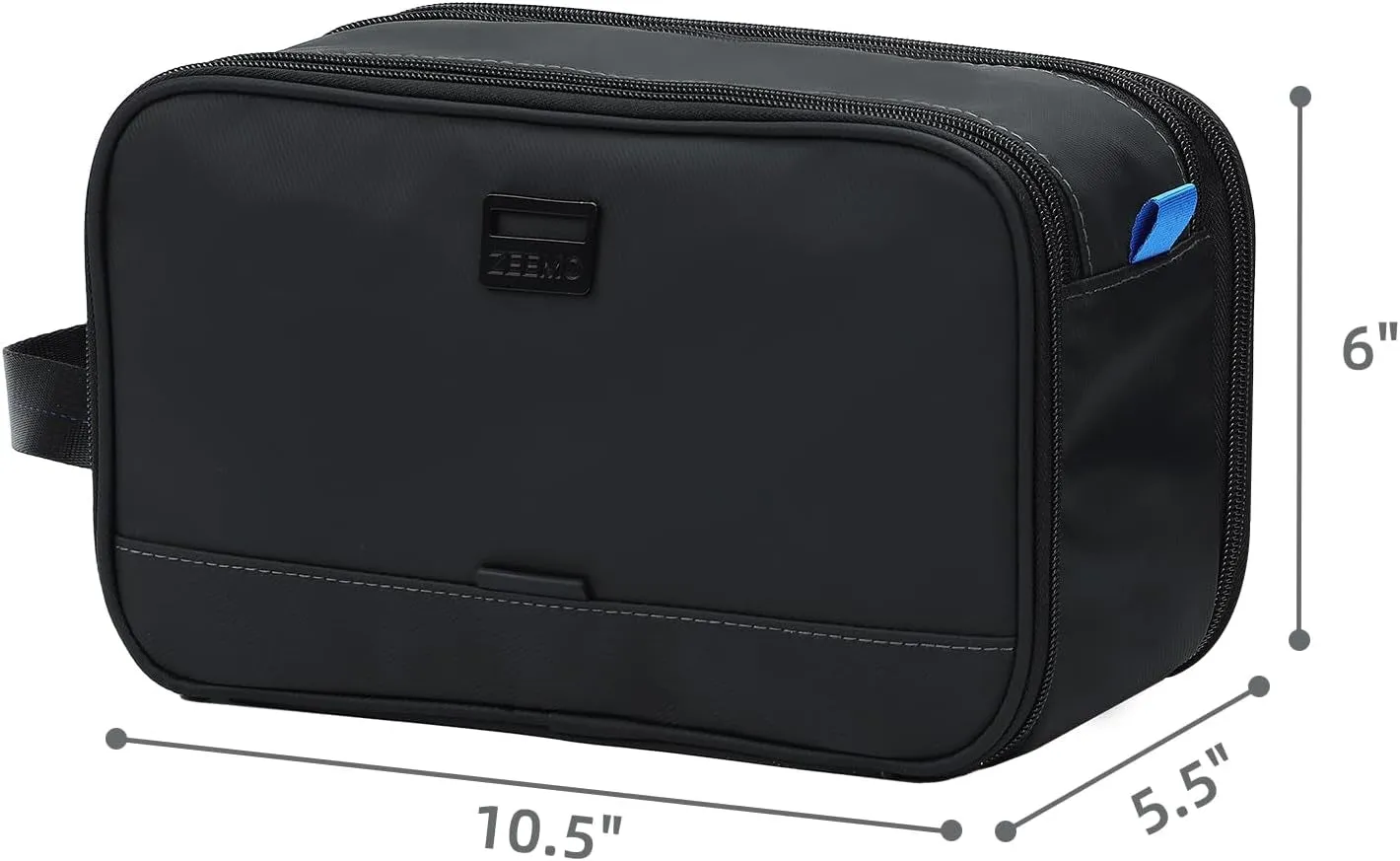 Mens Travel Toiletry Bag Waterproof Double Side Full Open Shaving Bag