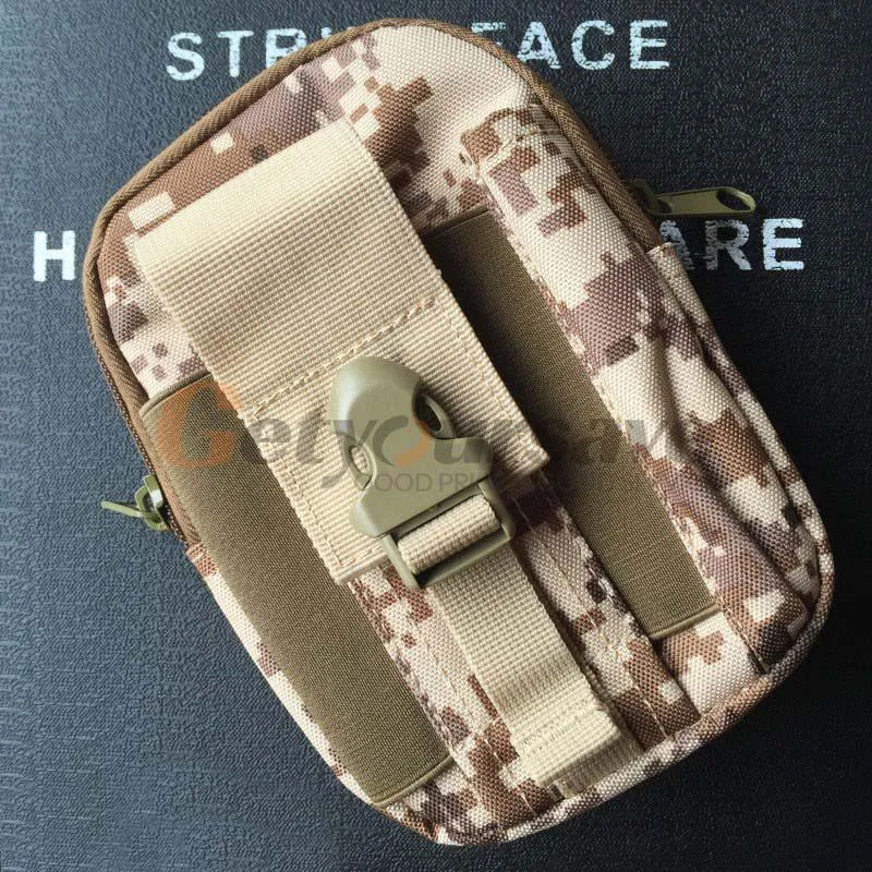 Molle 600D Utility Tactical Vest Waist Pouch