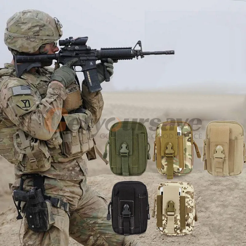 Molle 600D Utility Tactical Vest Waist Pouch