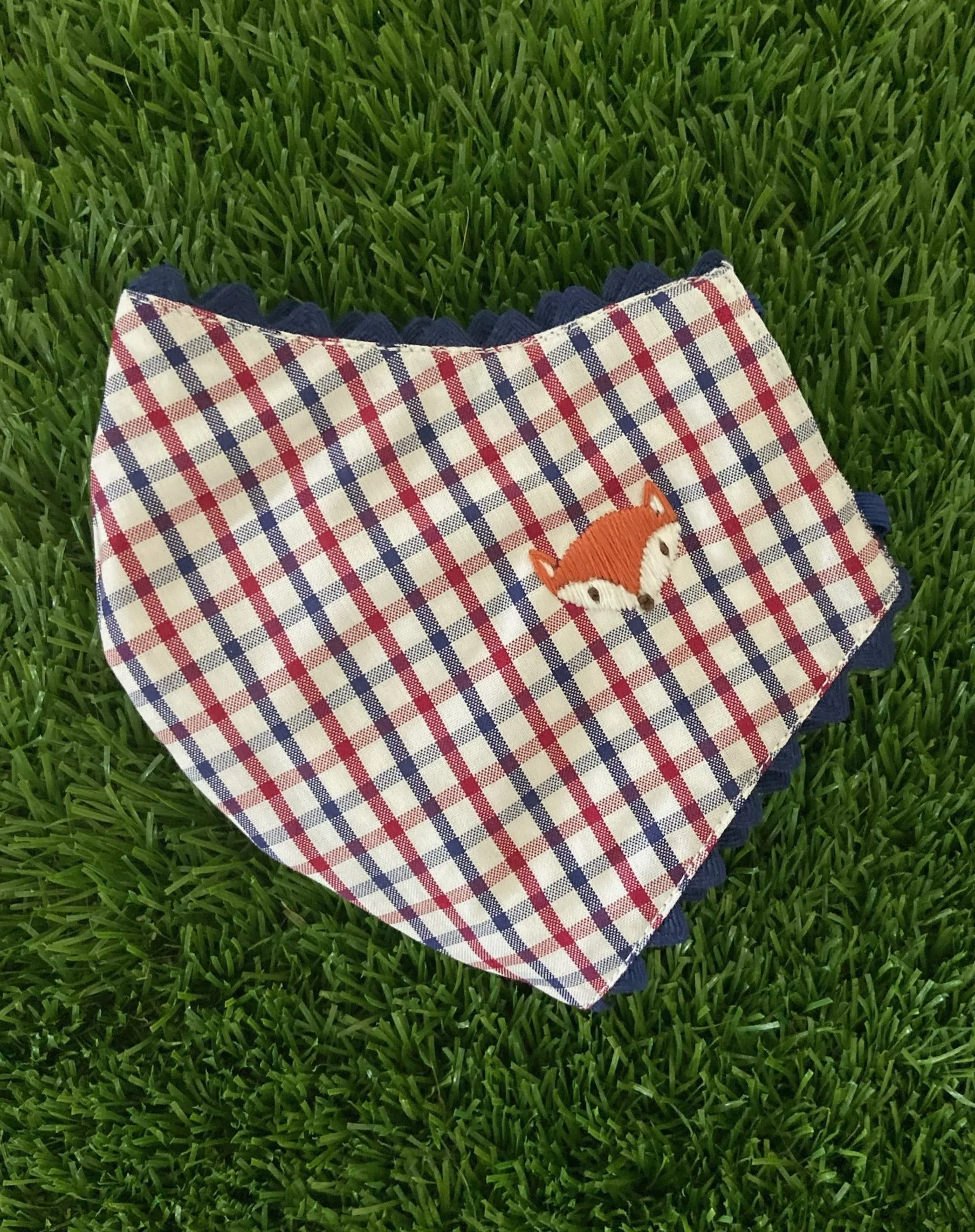 Mulberry Plaid with Rickrack