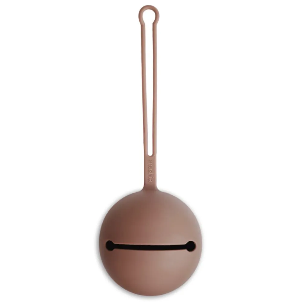 Mushie Silicone Dummy Holder Case - Cloudy Mauve