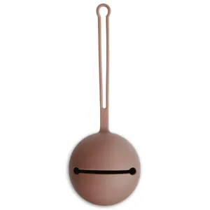 Mushie Silicone Dummy Holder Case - Cloudy Mauve