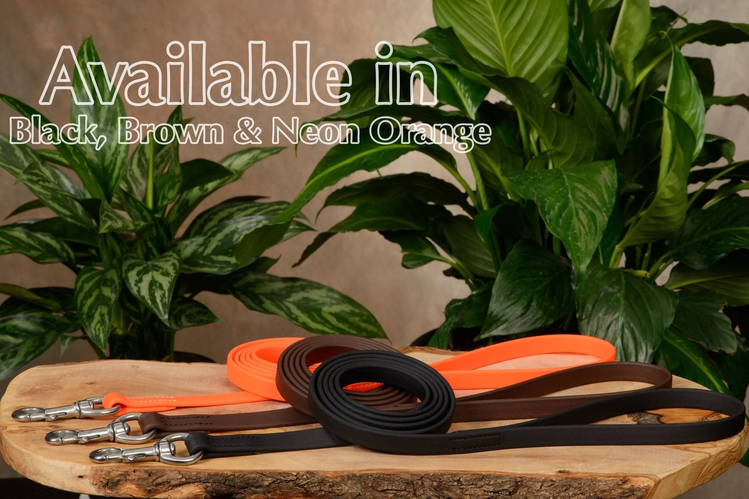 Neon Orange Hercules 6 Foot Dog Leash