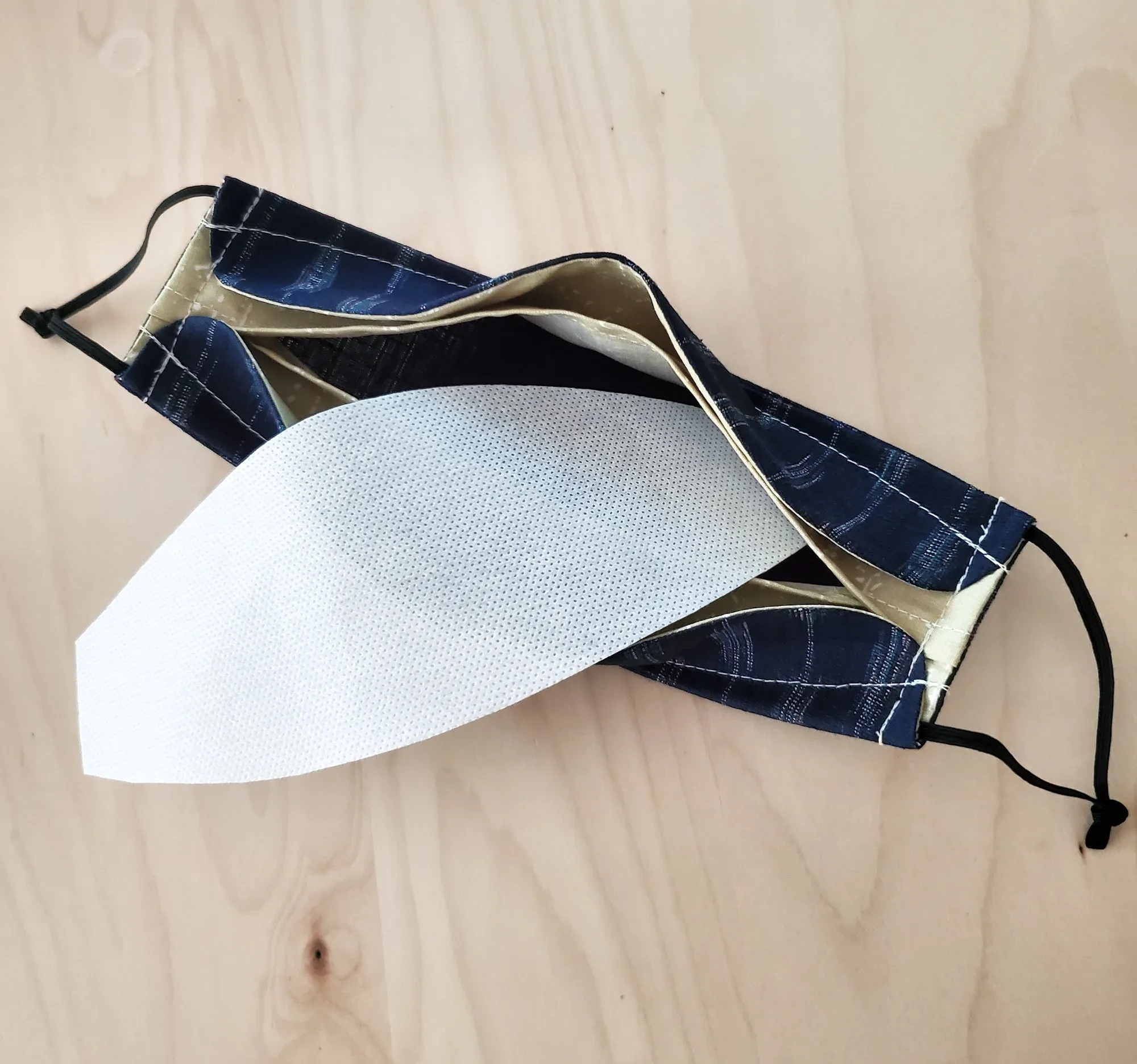 Origami 3D Mask Japanese Tortoise Shell in Natural