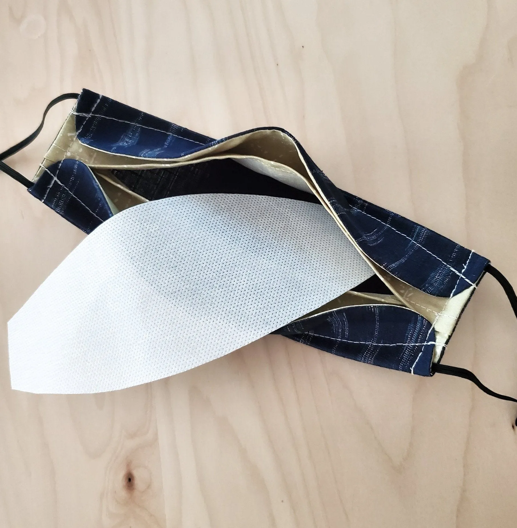 Origami 3D Mask Weekend Blue Denim