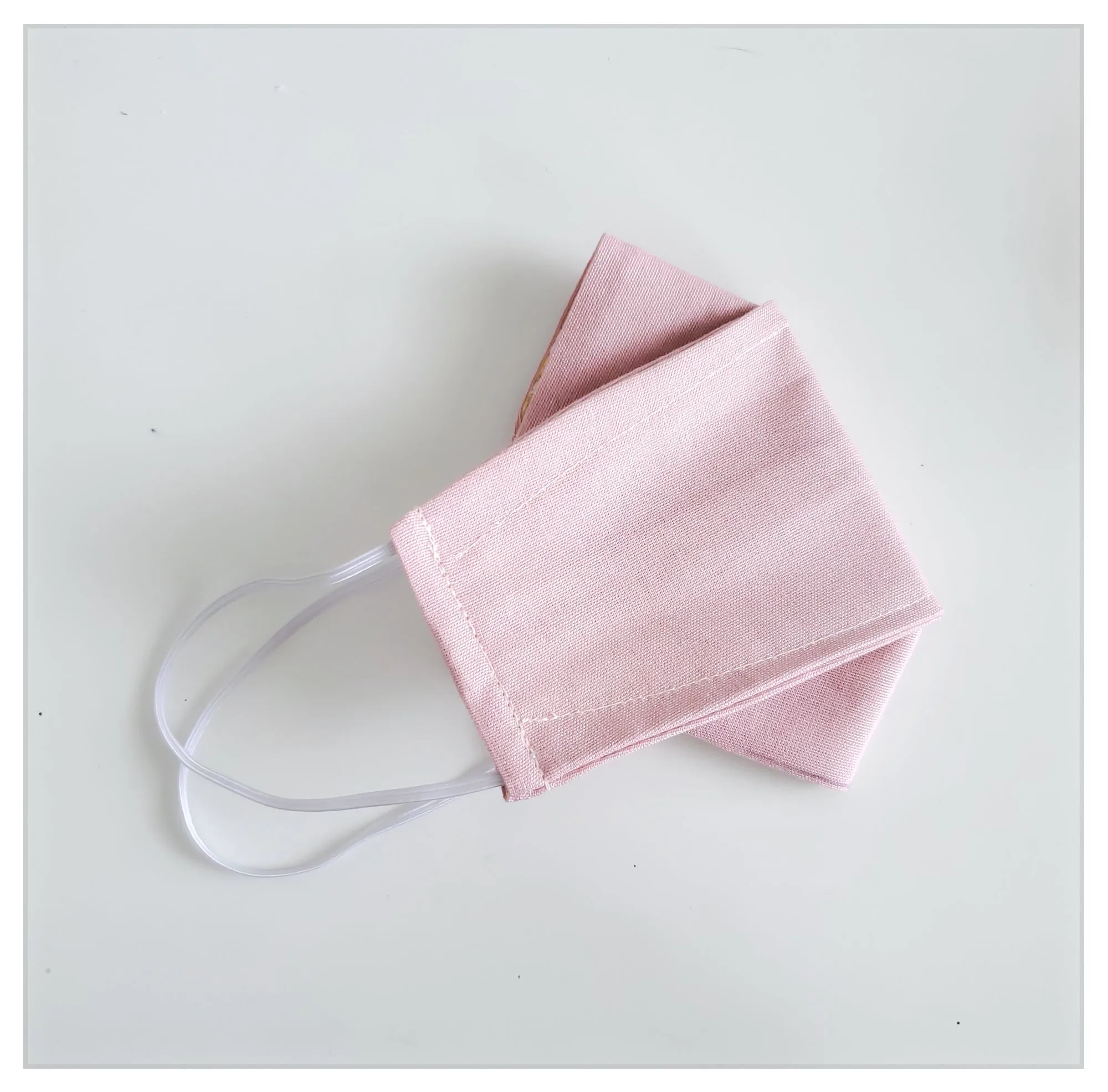 Origami Mask in Ballet Pink