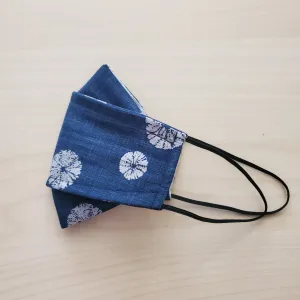 Origami Mask in Sand Dollar Blue