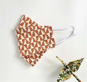 Origami Mask in Sienna