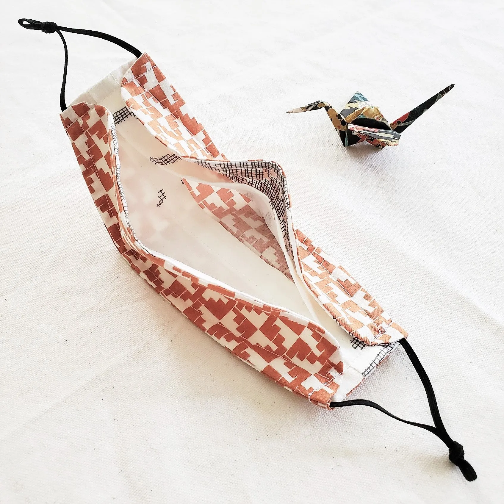 Origami Mask in Sienna