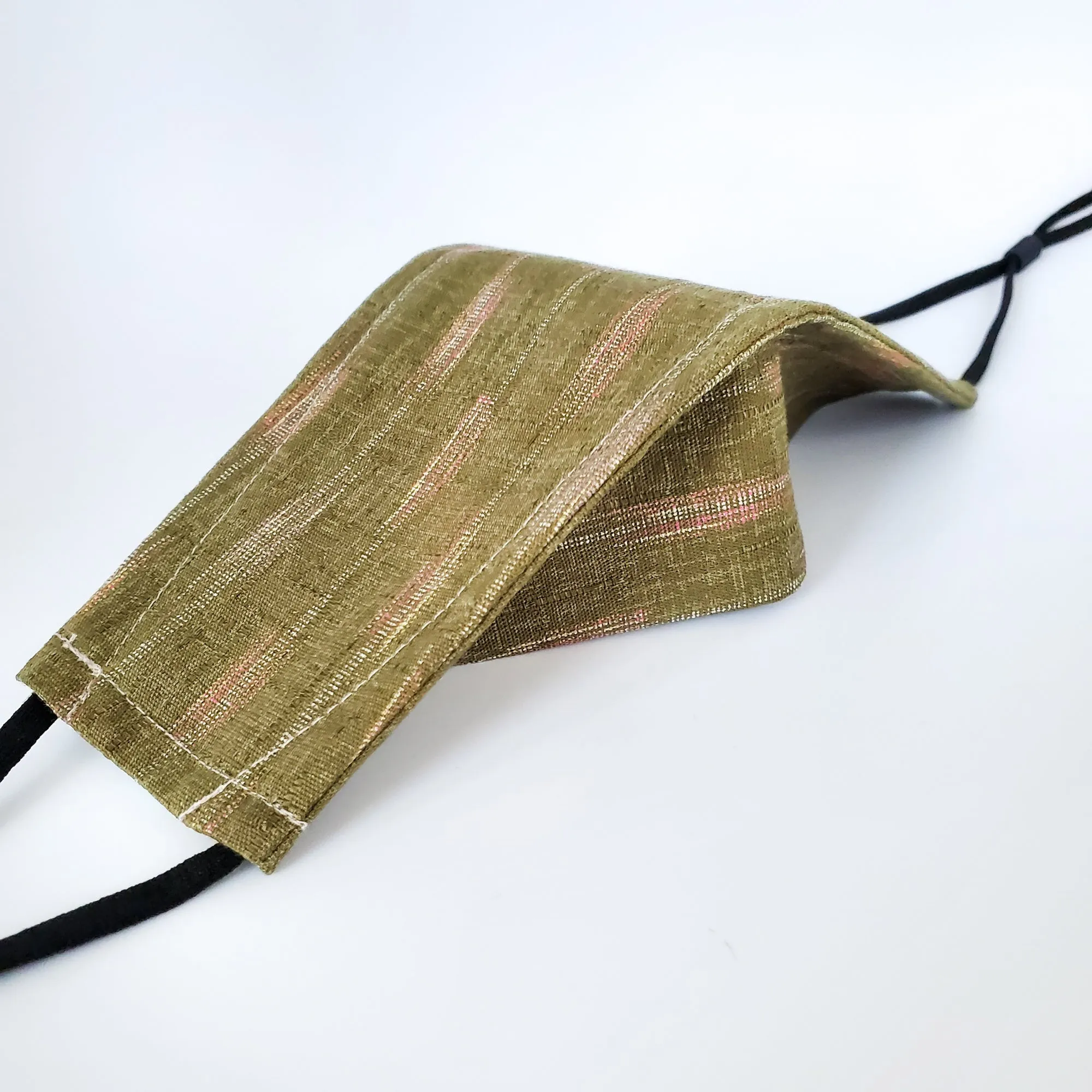 Origami Mask - Japanese Dobby Arrows Green