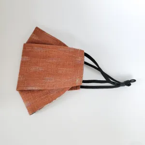Origami Mask - Japanese Dobby Arrows Terra Cotta