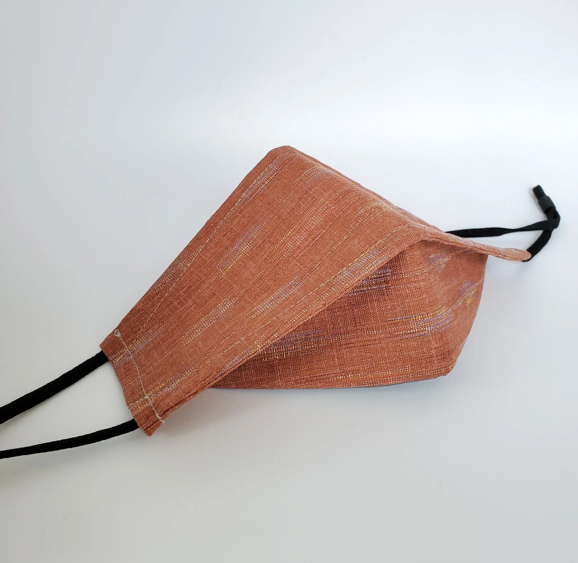 Origami Mask - Japanese Dobby Arrows Terra Cotta