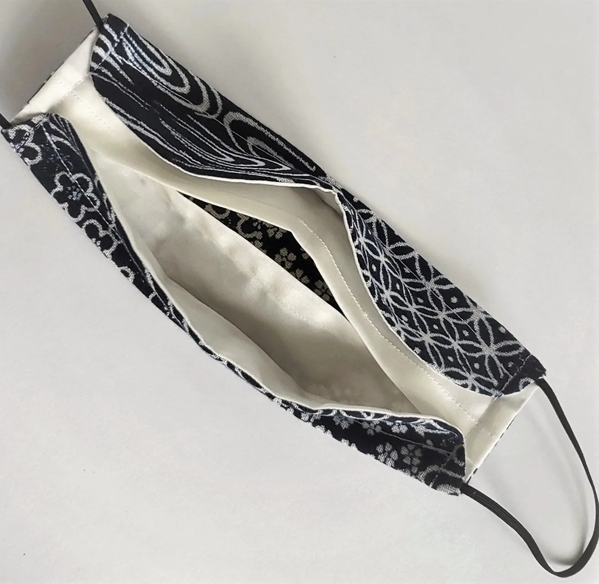 Origami Mask - Japanese Patchwork Indigo