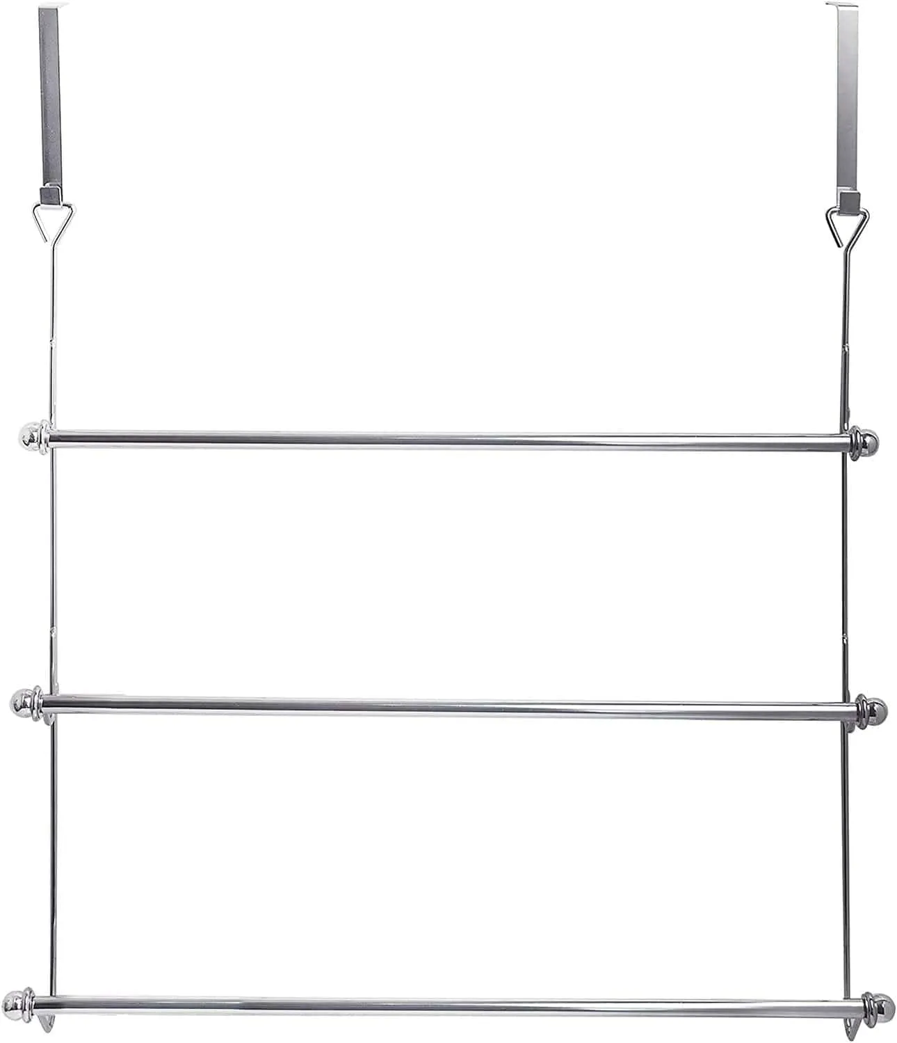 Over The Door Bathroom Towel Bar Rack Holder