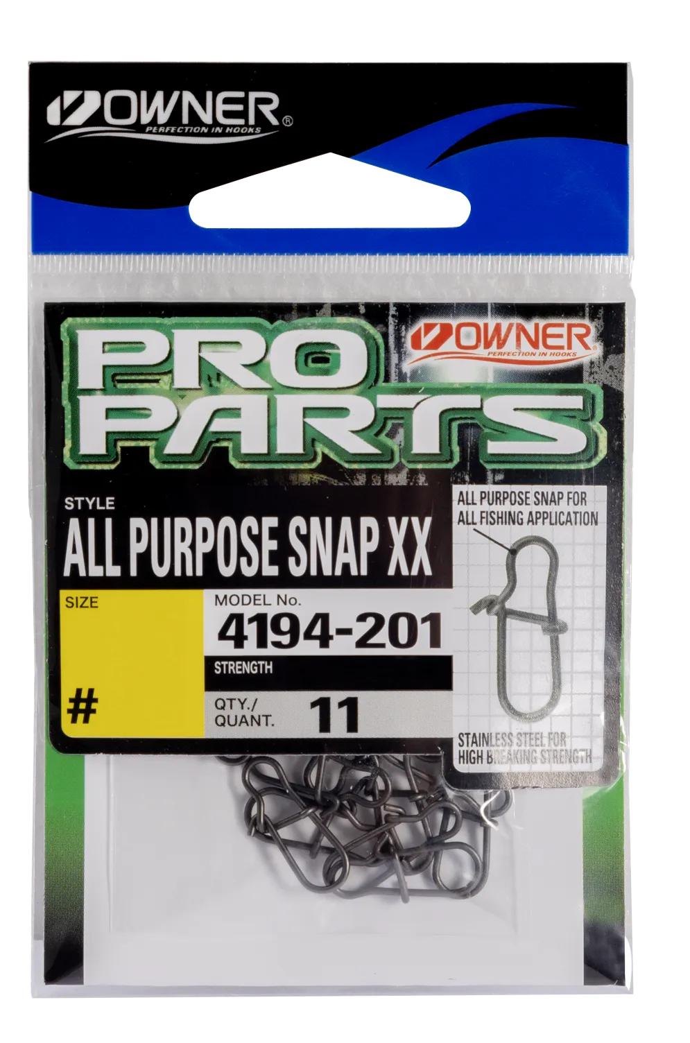 Owner All Purpose Fishing Clip Snap
