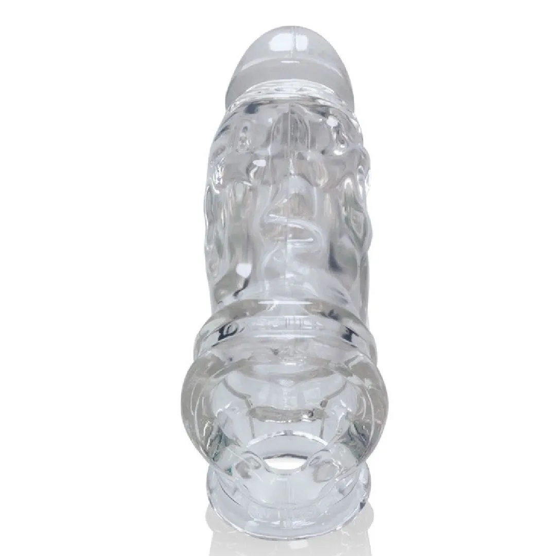 OxBalls Butch Cocksheath Penis Extender with Ball Strap - Clear