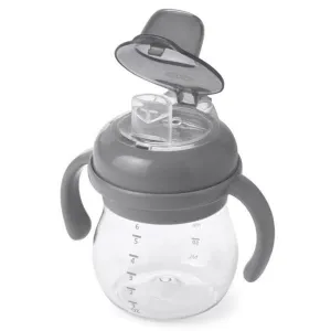 Oxo Tot Transitions Soft Spout Sippy Cup with Handles (Tot Gray)
