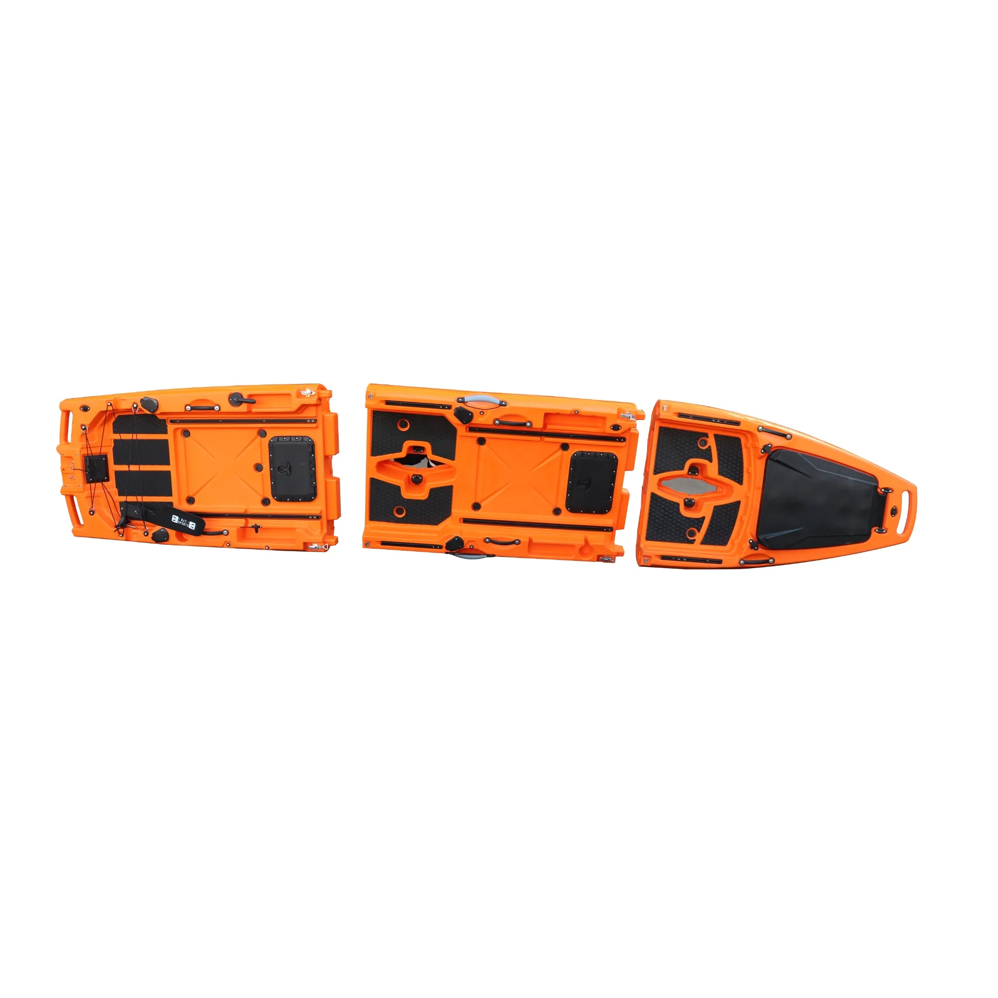 Pedal Pro Fish Modular - 4.2m Tandem Flap-Powered Fishing Kayak