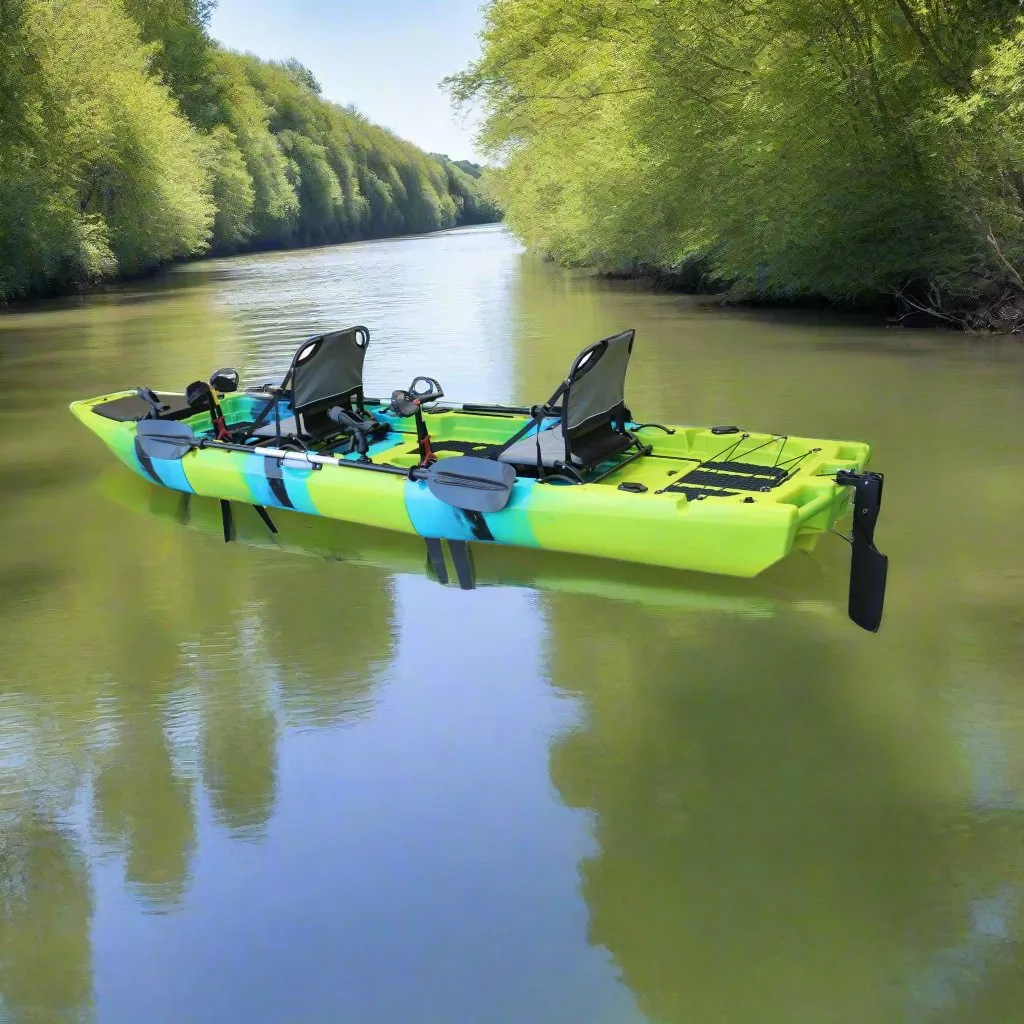 Pedal Pro Fish Modular - 4.2m Tandem Flap-Powered Fishing Kayak