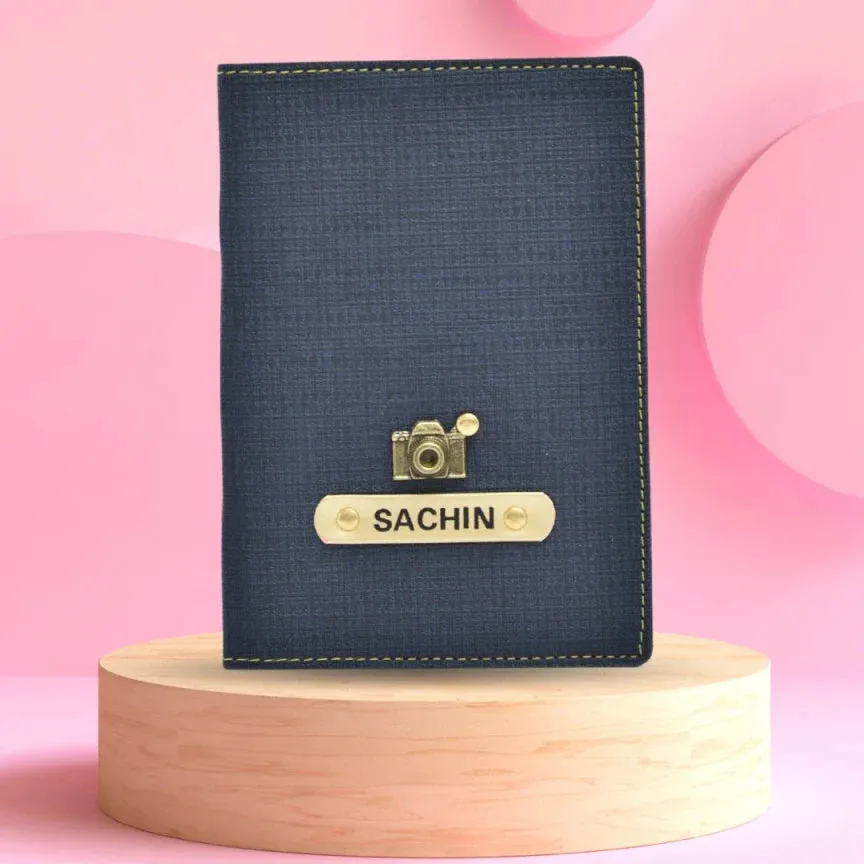 Personalized Passport Cover - Blue Jeans
