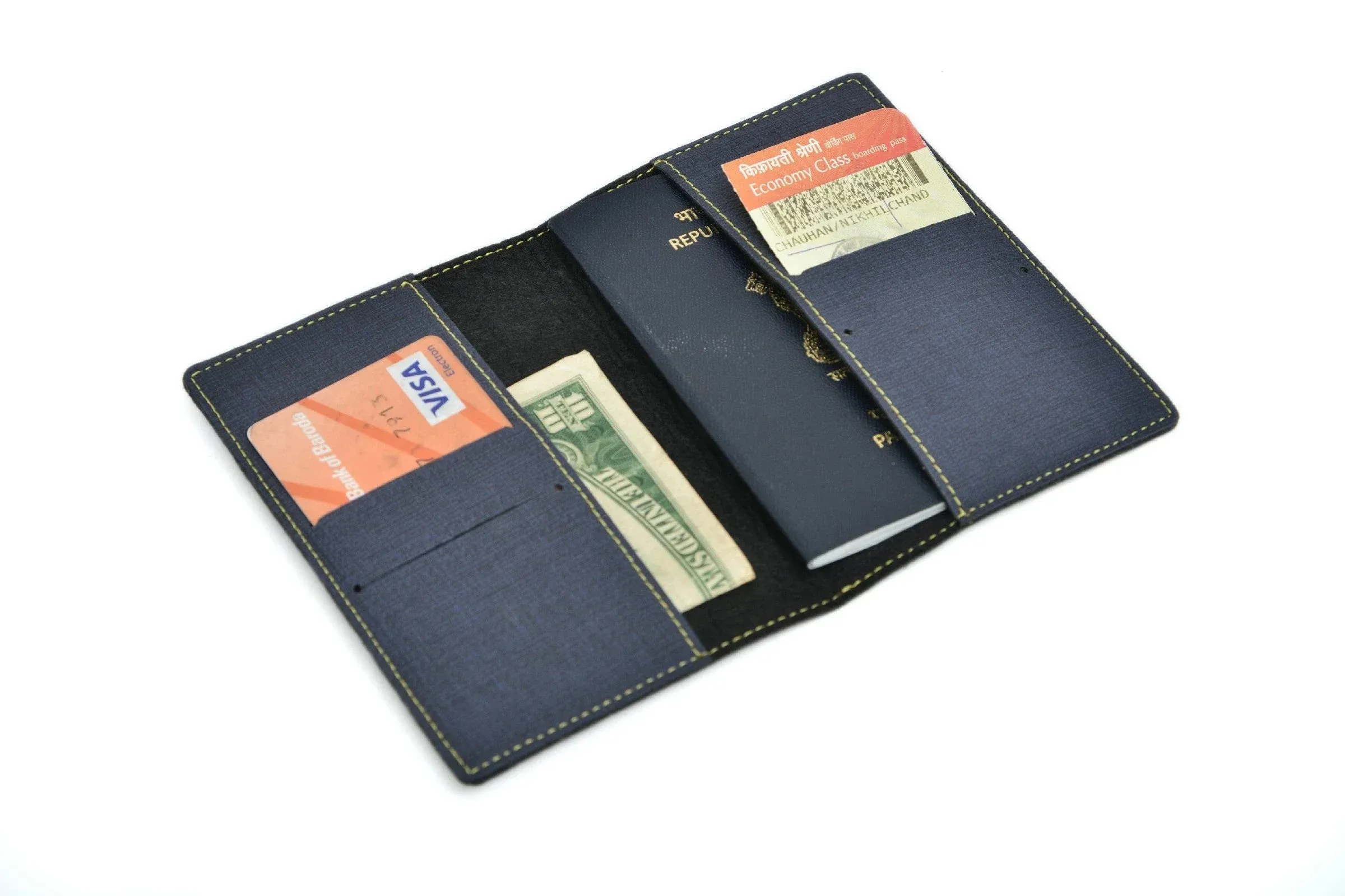 Personalized Passport Cover - Blue Jeans
