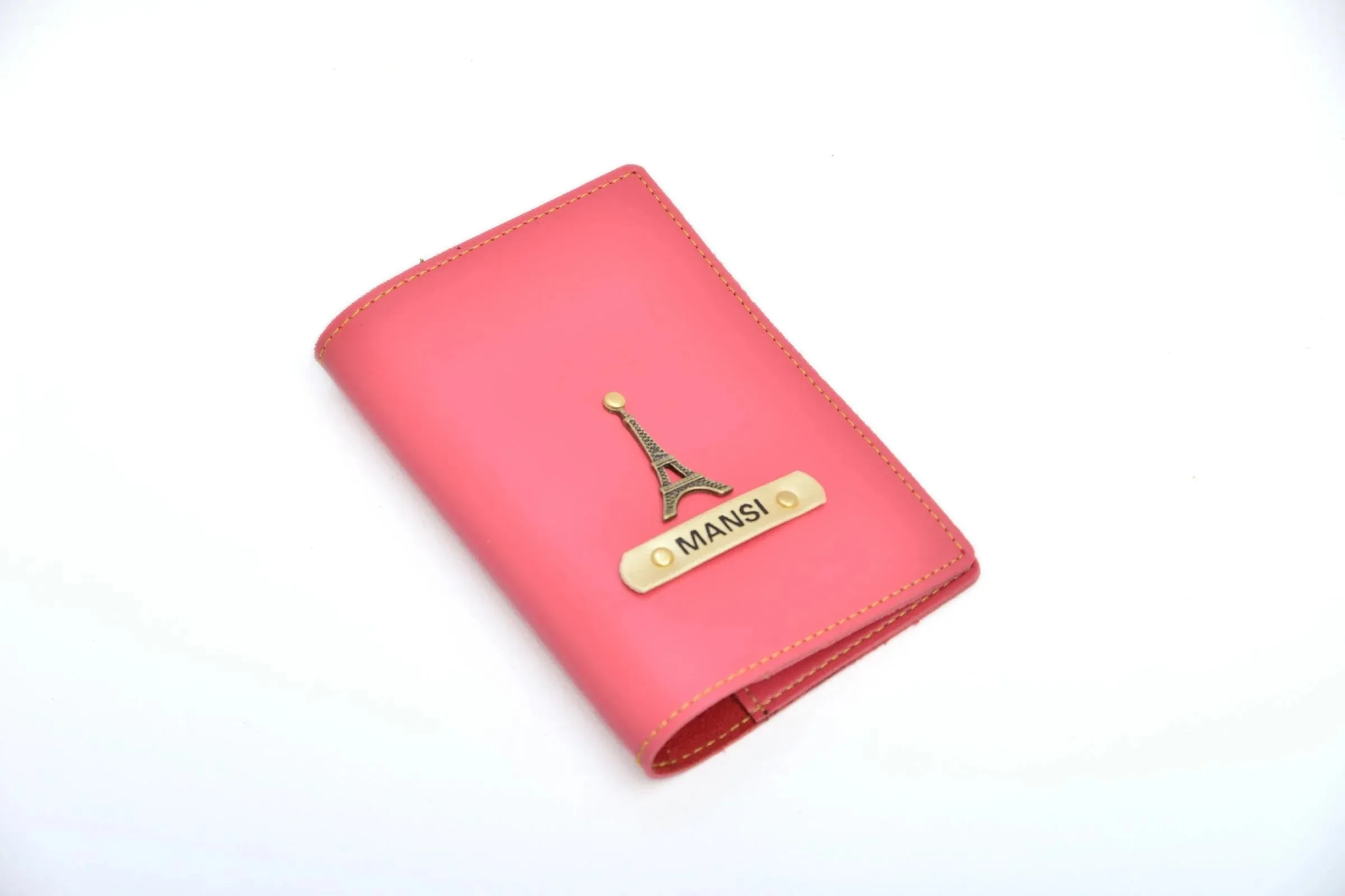 Personalized Passport Cover - Pink