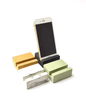 Phone Stand - Phone Holder - Concrete Phone Holder for Desk - Modern - Office Decor - Minimalist - Iphone Holder - Desk Organization - Beton