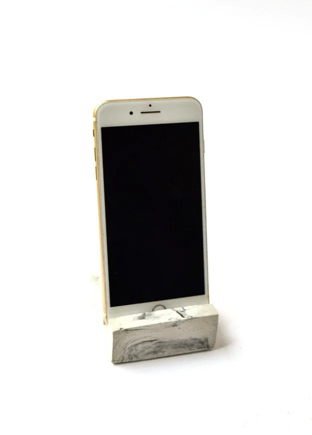 Phone Stand - Phone Holder - Concrete Phone Holder for Desk - Modern - Office Decor - Minimalist - Iphone Holder - Desk Organization - Beton