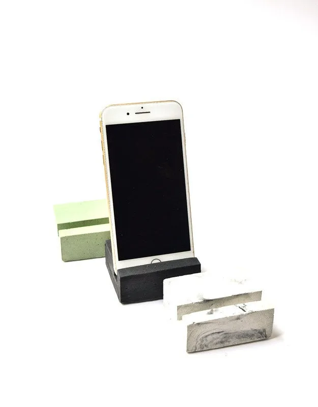 Phone Stand - Phone Holder - Concrete Phone Holder for Desk - Modern - Office Decor - Minimalist - Iphone Holder - Desk Organization - Beton