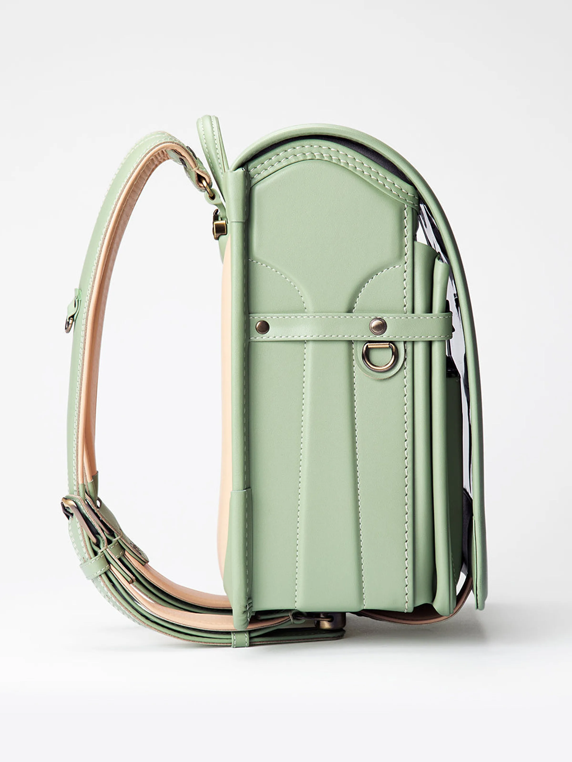 Pistachio Green Randoseru Cowhide Backpack