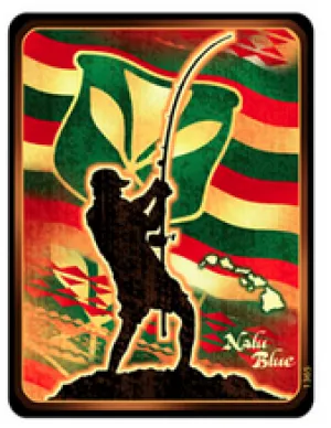 Polebender Rasta Flag Decal