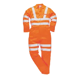 Portwest RT42 Hi-Vis Poly-cotton Coverall GO/RT