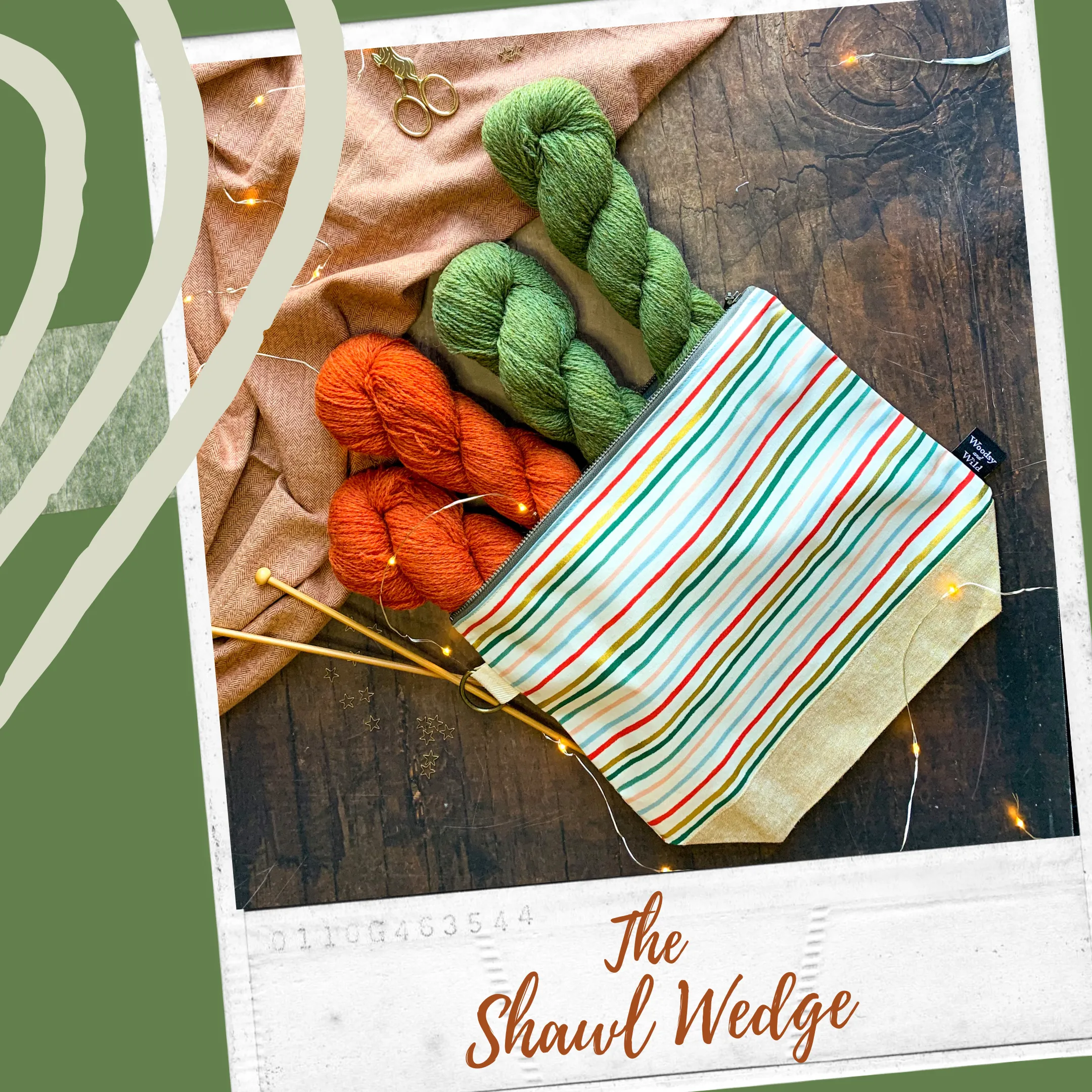 "Land of Sweets"- Knitting Project Bag- Ready to Ship