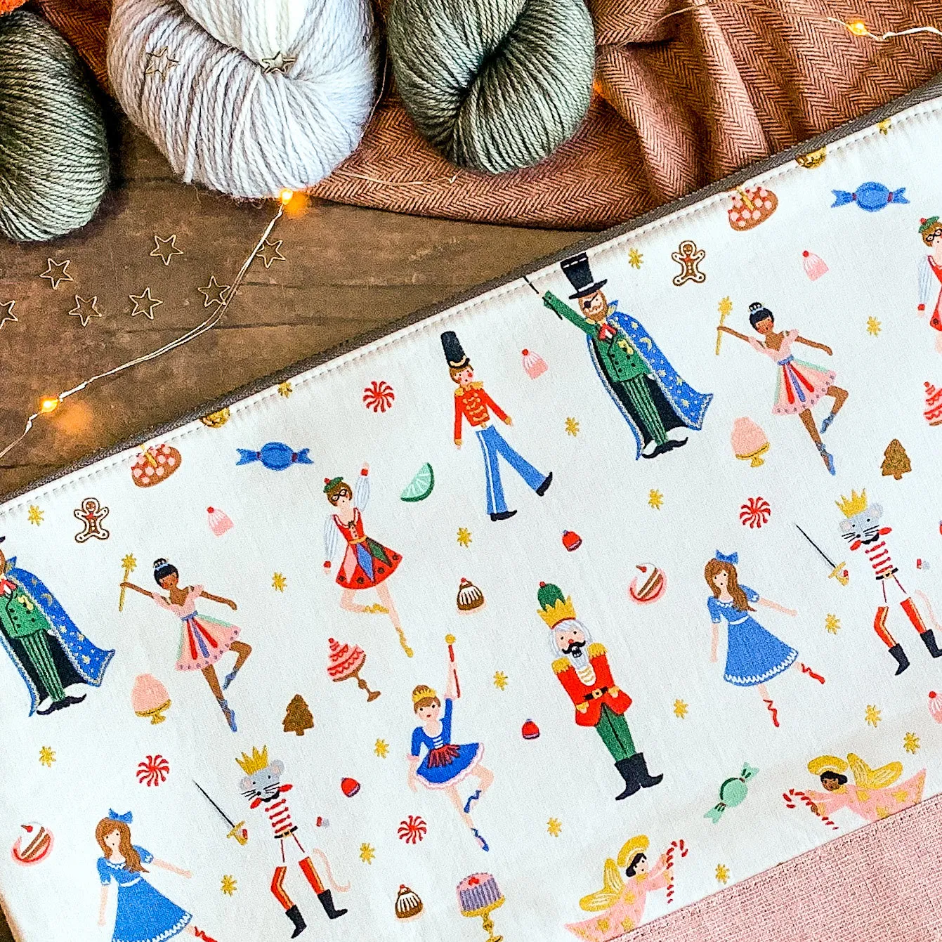 "Land of Sweets"- Knitting Project Bag- Ready to Ship