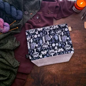 "Toil and Trouble"- Knitting Project Bag- Ready to Ship