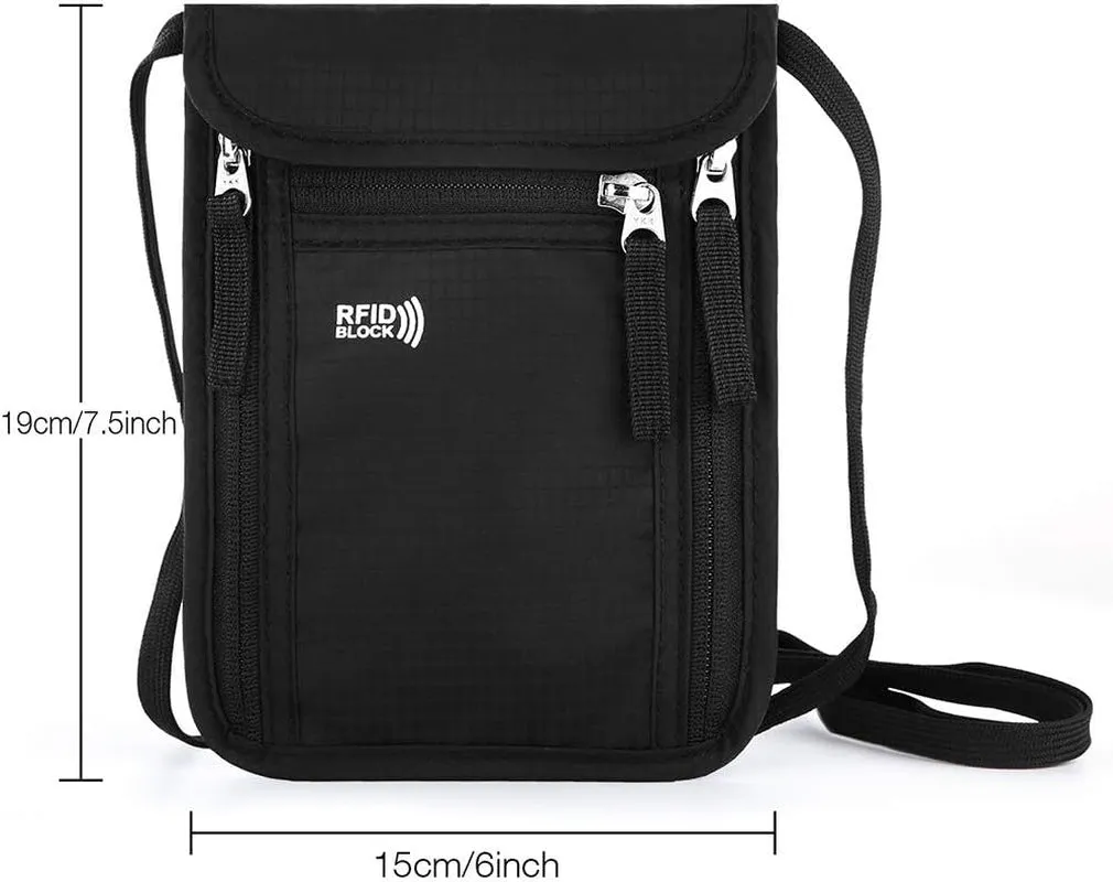 RFID Blocking Travel Wallet Family Passport Holder